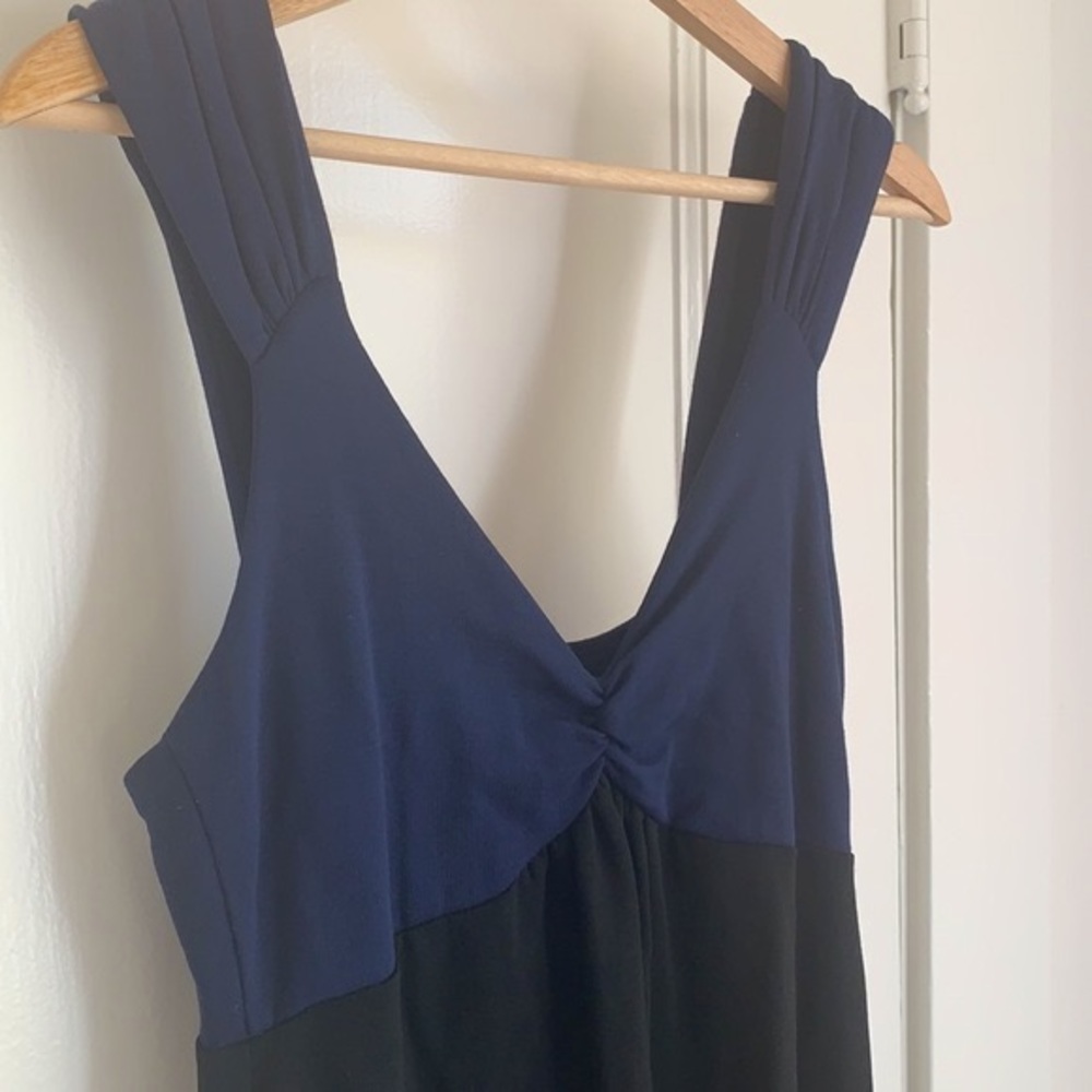 ELLA MOSS Sweetheart Color Block Cut Out Dress